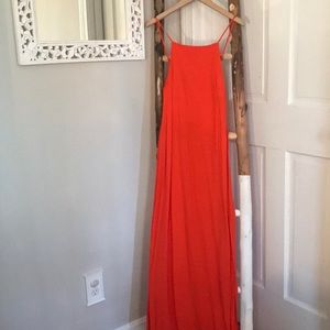 Topshop orange dress
